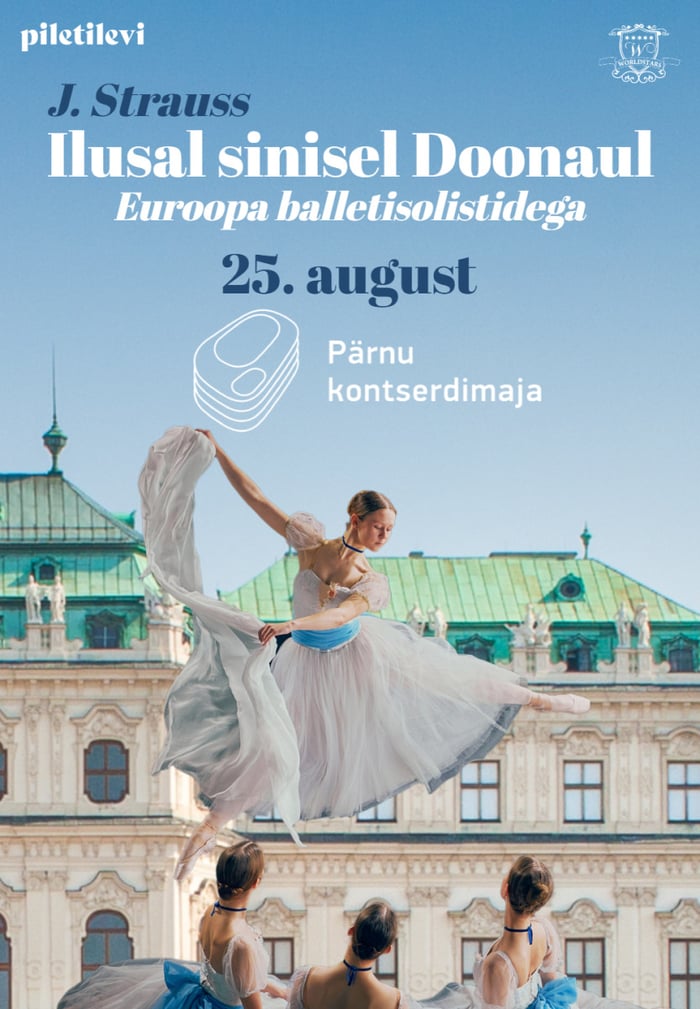 J. Strauss. Ilusal sinisel Doonaul. Euroopa balletisolistidega