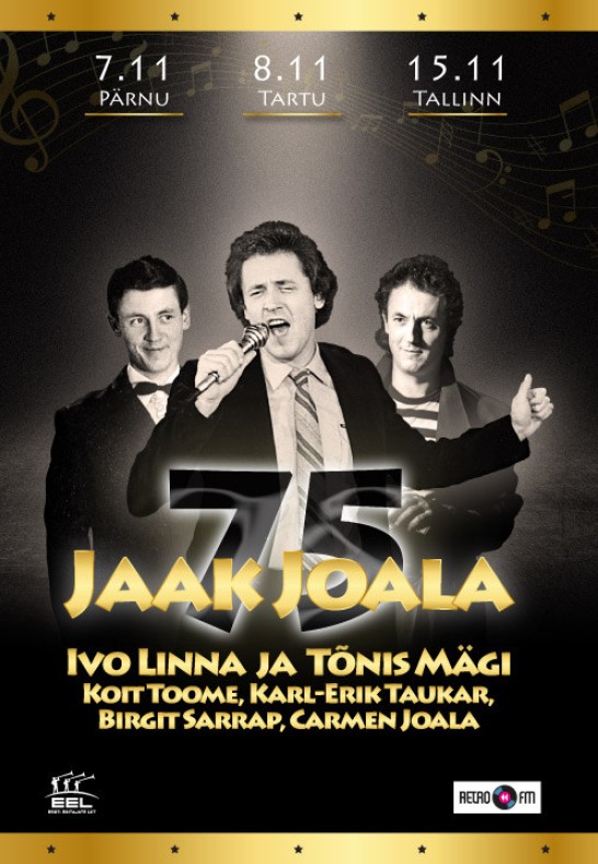 Jaak Joala 75 galakontsert. Lisakontsert.