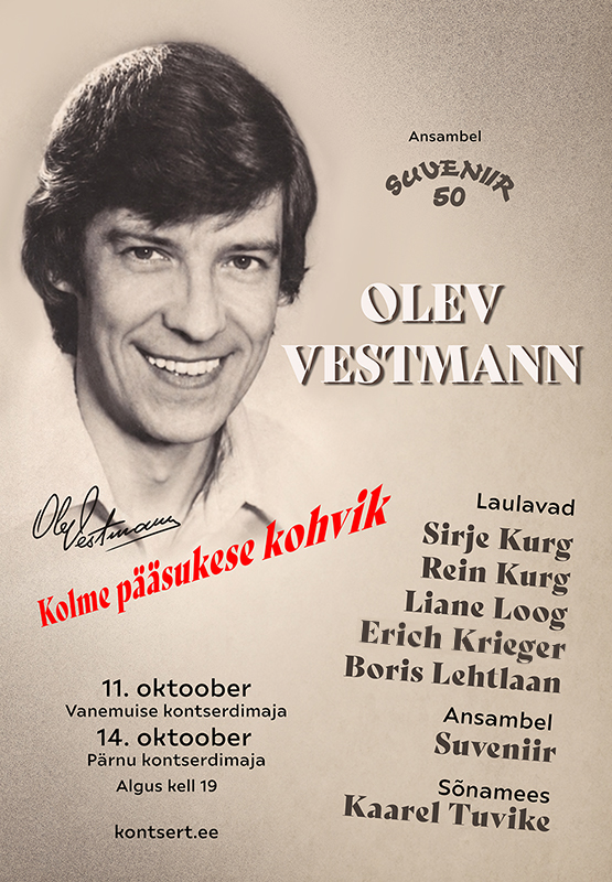 Olev Vestmann ja Suveniir 50 – ”Kolme pääsukese kohvik”