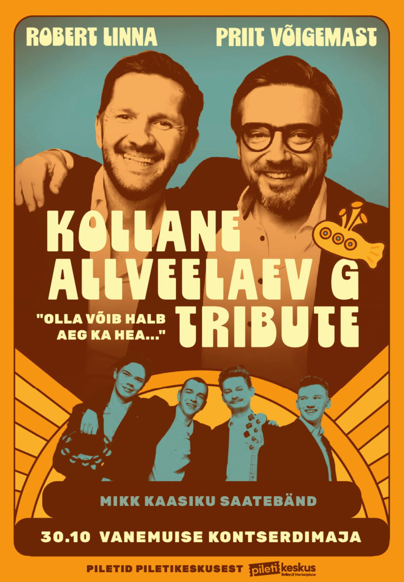 Kollane Allveelaev G Tribute “OLLA VÕIB HALB AEG KA HEA”